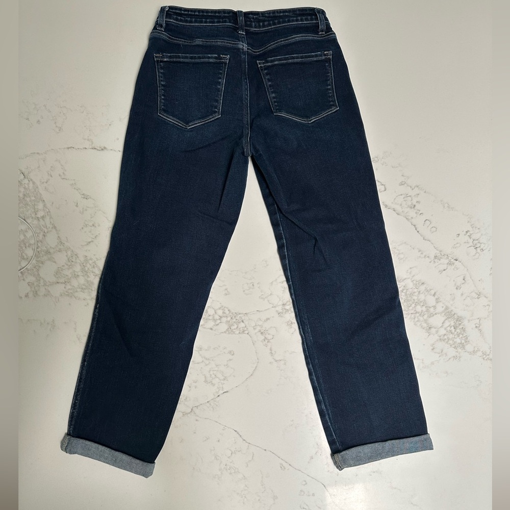 Flying Monkey Dark Blue Cropped Straight Jeans size 28